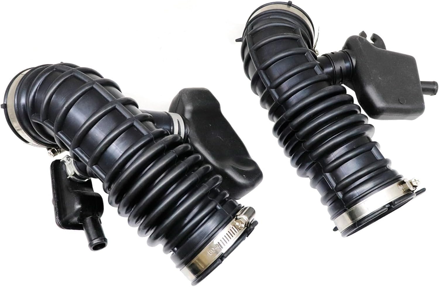 FZJDSD 3.5L Engine Air Intake Hose Compatible with Infiniti FX35 Base Sport 2009-2012,2PCS Left & Right Side Intake Boot Tube Outlet Duct Replace 16576-1CB1A 16576-1CB0A