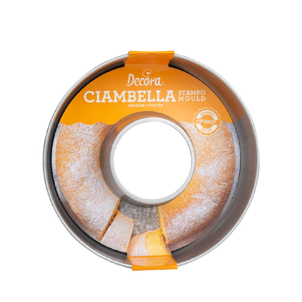 Decora Stampo Rotondo Per Ciambella Antiaderente H 7,5 Cm