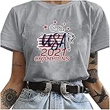 tsaChick Oktoberfest Damen Outfit Blusen Kurzarm Blusen mit Rundhalsausschnitt Women's O Neck Interesting Print Tops Casual Loose Blouse Tops jeanshemd Damen lang &B2407