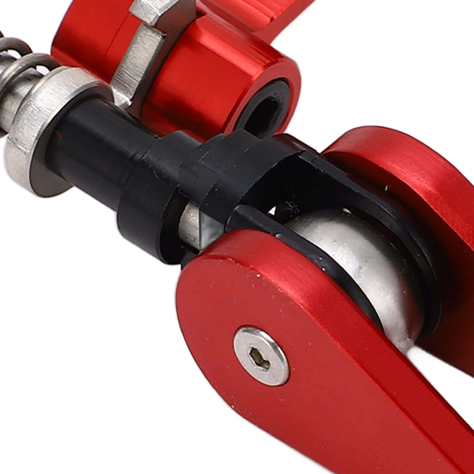 Maniglia del morsetto del reggisella e clip del telaio posteriore, morsetto del tubo del sedile della bici in lega di alluminio, lavorazione CNC a sgancio rapido per bici (Rossa)