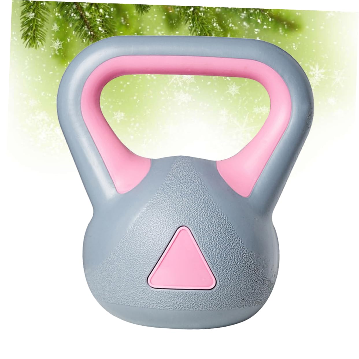 Kettlebell Fisso 2kg 1 Pezzo in Pp Rosa per Allenamento Donna | Palestra e Body Workout, Aumenta Resistenza Muscolare e Forza, Formato Dedicato