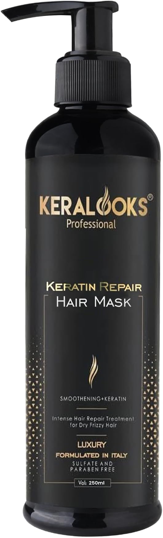 Smoothing Plus Keratin Hair Mask (250 ml) | Deep Repair Mask for Dry, Frizzy & Damaged Hair | Intense Nourishment, Shine & Smoothness