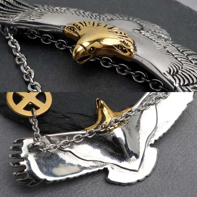 Amazon.co.jp: silver KYASYA: イーグル、フェザー