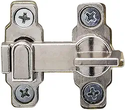 Trinco de Porta e Janela Silvana Bico Virado Aço Niquelado