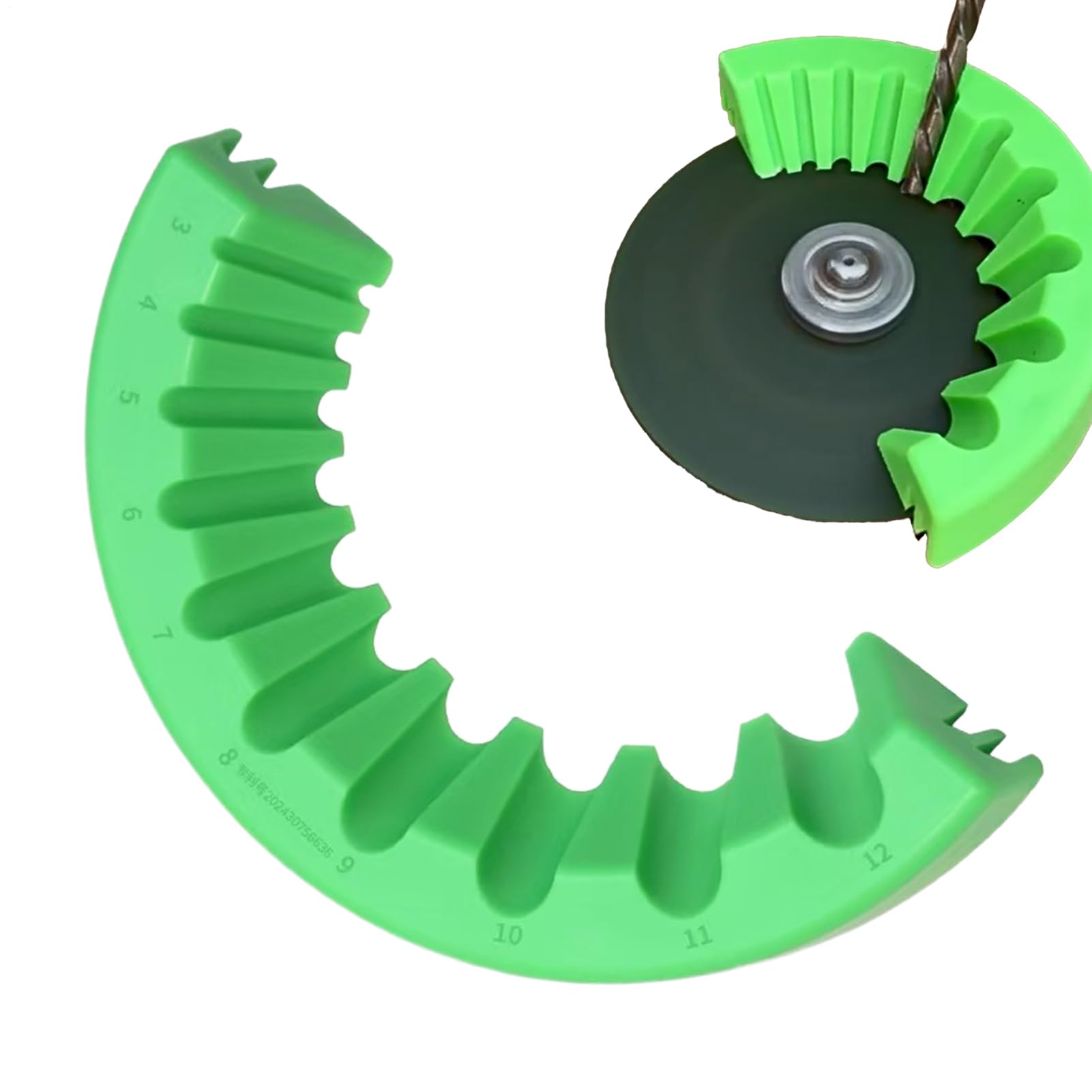 2 Pieces Angle Grinder Drill Bit Sharpener | Portable Drill Bit Resharpening System | Multi-specification Drills Bits Sharpening Jig 3-12mm | Grinding Holder Bracket Auxiliary Tools