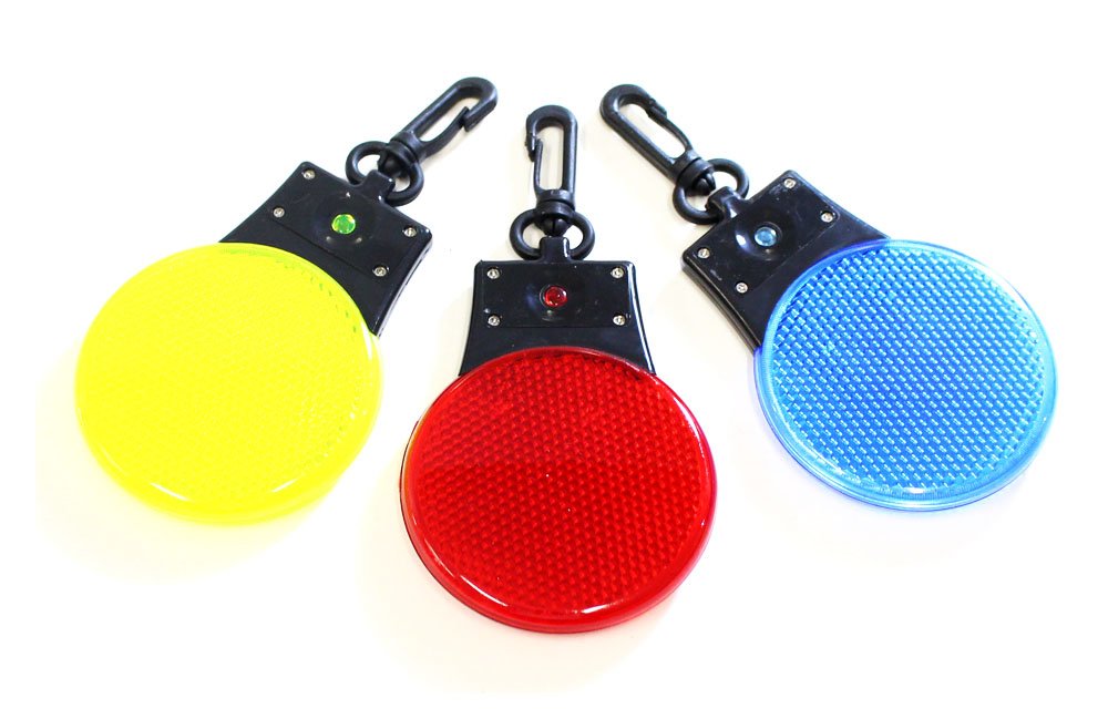 BRITEGUARD(2 Pack) Flashing Light with Lanyard Hook | 3 Flash Patterns | Long-lasting LED | Batteries Included | Enhance Nighttime Safety for Adults & Children