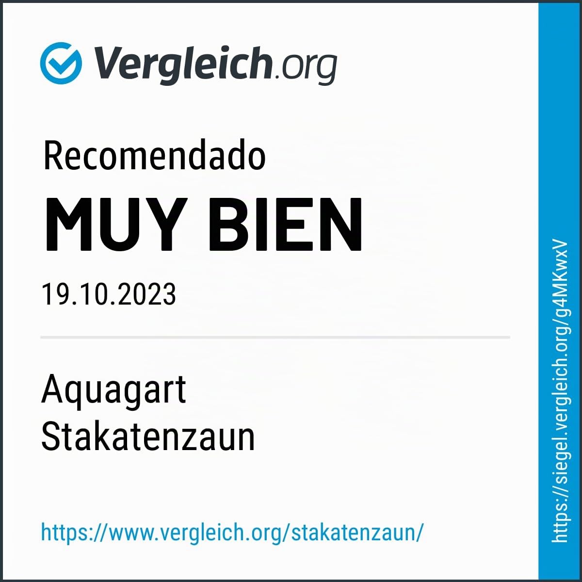 Aquagart Staketenzaun Rollboarder - Valla de estacas (5 m, 60 cm de alto, distancia entre láminas de 4 a 6 cm, perfecta como cercado y borde de arriates o senderos, valla de madera duradera, valla