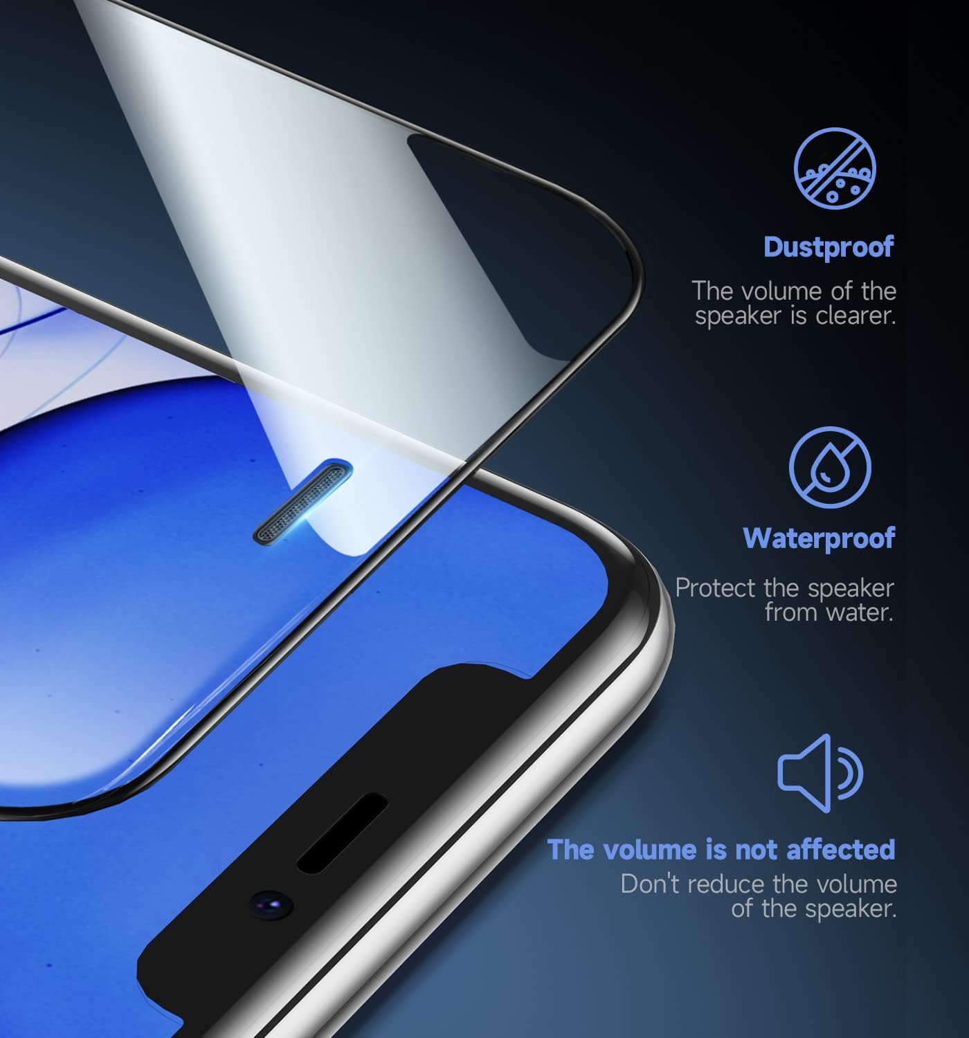 MAGIC JOHN Confezione da 2 pellicole protettive per iPhone SE 2022/SE 2020/8/7/6/6s da 4,7 pollici, in vetro temperato anti spia, installazione automatica per eliminare la polvere, senza bolle