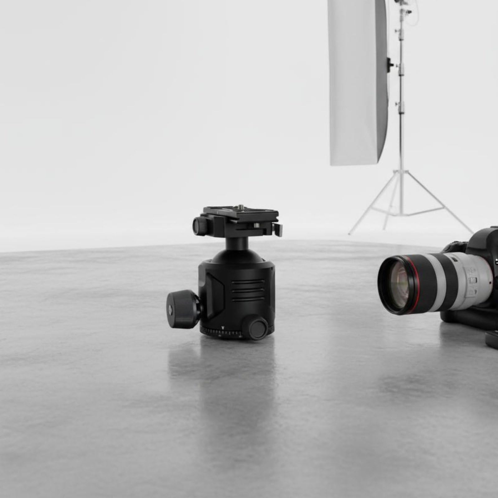 Cabezal de Bola tabilidad Alta Rótula férica Bloqueo Preciso Accorio Fotográfico para Videógrafos, Large Gimbal