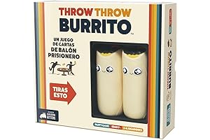 Throw Throw Burrito! by Exploding Kittens - A Dodgeball Card Game for...