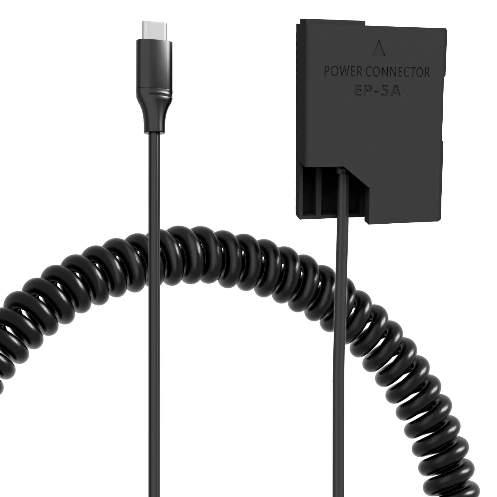 Conector de fuente de alimentación USB C a EP-5A, adaptador de alimentación EH-5A, EN-EL14a, batería ficticia compatible con Nikon