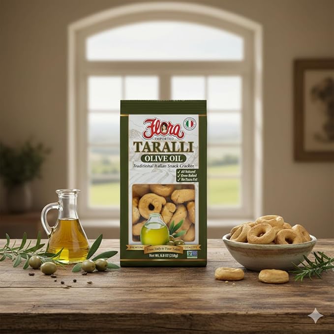 Taralli Galletas Italianas Flora 7.05 oz miniatura 4
