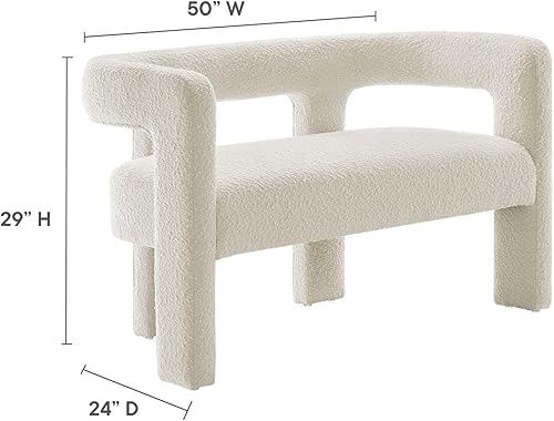 Miniatura 3 de Modway Kayla Love Seats, marfil