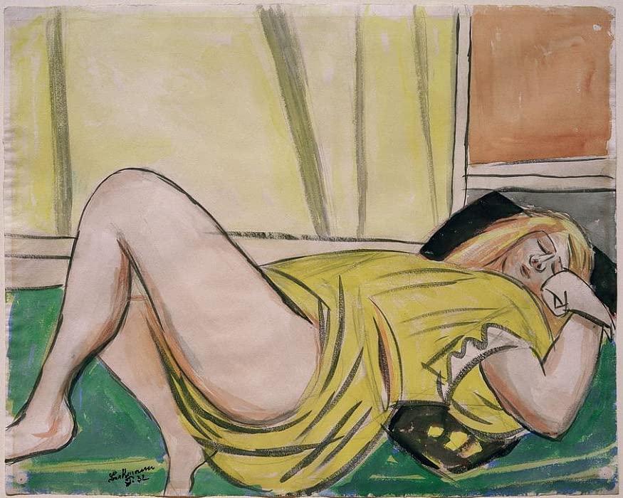 Tableaux Graffiti Art Mural Max Beckmann Impression Moderne 60x90cm