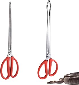 Amazon.com: 2 PCS Snake Feeding Tongs 15 Inch Extra Long Stainless ...