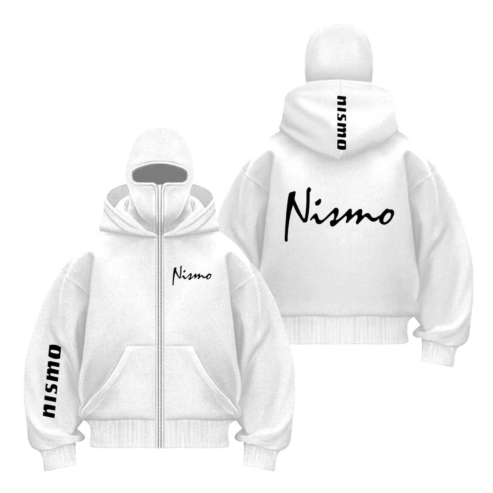 FBWZSAG Men's Windproof Balaclava Hoodie Sportswear for N.i.s.m.o Zippered Sweatshirts Hooded Jacket Hoody Training Casual Coat Printing Outwear Tops-BaiSe||l