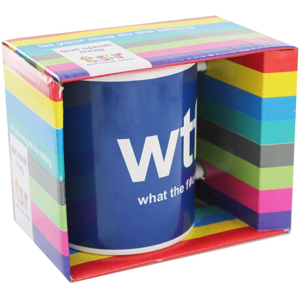 Boxer Gifts What The F**k Text Mug