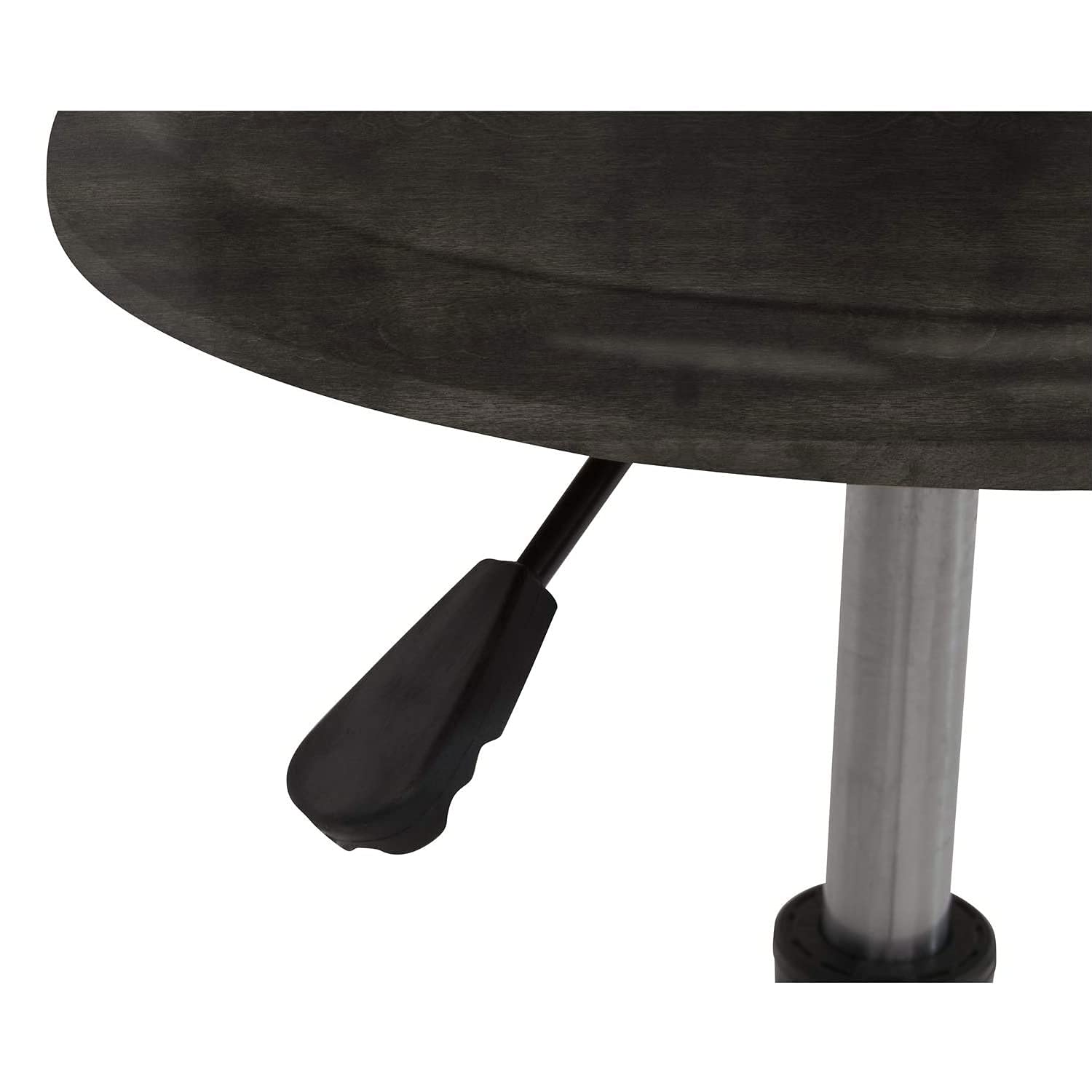 SD Studio Designs, Hauteur réglable de 48,9 à 66 cm de hauteur, tabouret rétro avec anneau de pied, noir vieilli