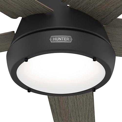 Miniatura 8 de Hunter Fan Company 52422 Burroughs Ventilador de techo, negro mate