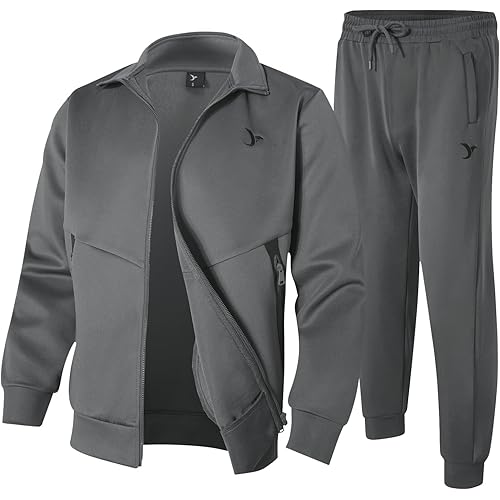 Men's Tracksuits Mens Sweatsuits 2 Piece Sets Long Sleeve Men Jogging Suits Athletic Workout Sports Outfits Sets