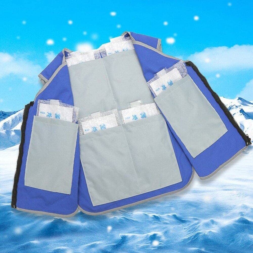 Chaleco De Enfriamiento para Hombres Y Mujeres Clima, Chaleco Reflectante De Hielo Ropa De Enfriamiento para Clima Cálido, Fresco para Trabajar En Calor