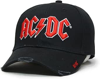AC/DC Baseball Cap Red on White Hard Rock Band (Red on White) at Amazon ...