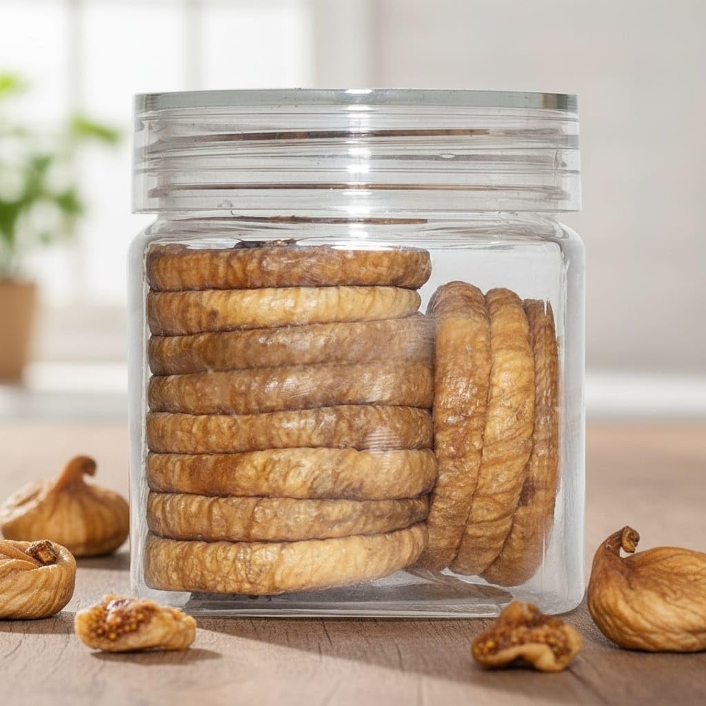 Dried Fig Selected 100g Jar (Pack Of 1),Rich Source of Fibre, Calcium & Iron | Low in calories and Fat Free