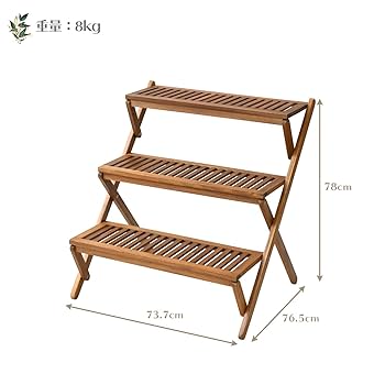 原点復帰☆採光屋根付き３段ガーデンラックとウッドプランター３点セット 原点復帰☆採光屋根付き3段ガーデンラックとウッドプランター3