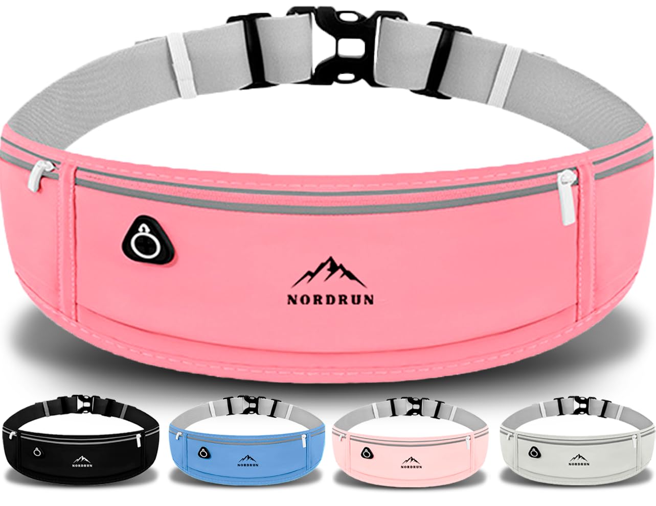 Laufgürtel für alle Handys | Verstellbarer und Wasserdichter Handytasche Joggen | Laufgürtel Handy | Running Belt | Handyhalterung Joggen | Laufen Zubehör | Lauftasche