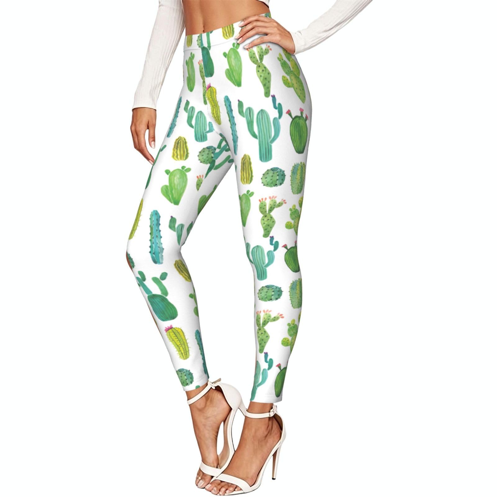 Leggings de yoga para mujer elásticos que no se bajan para descanso 8