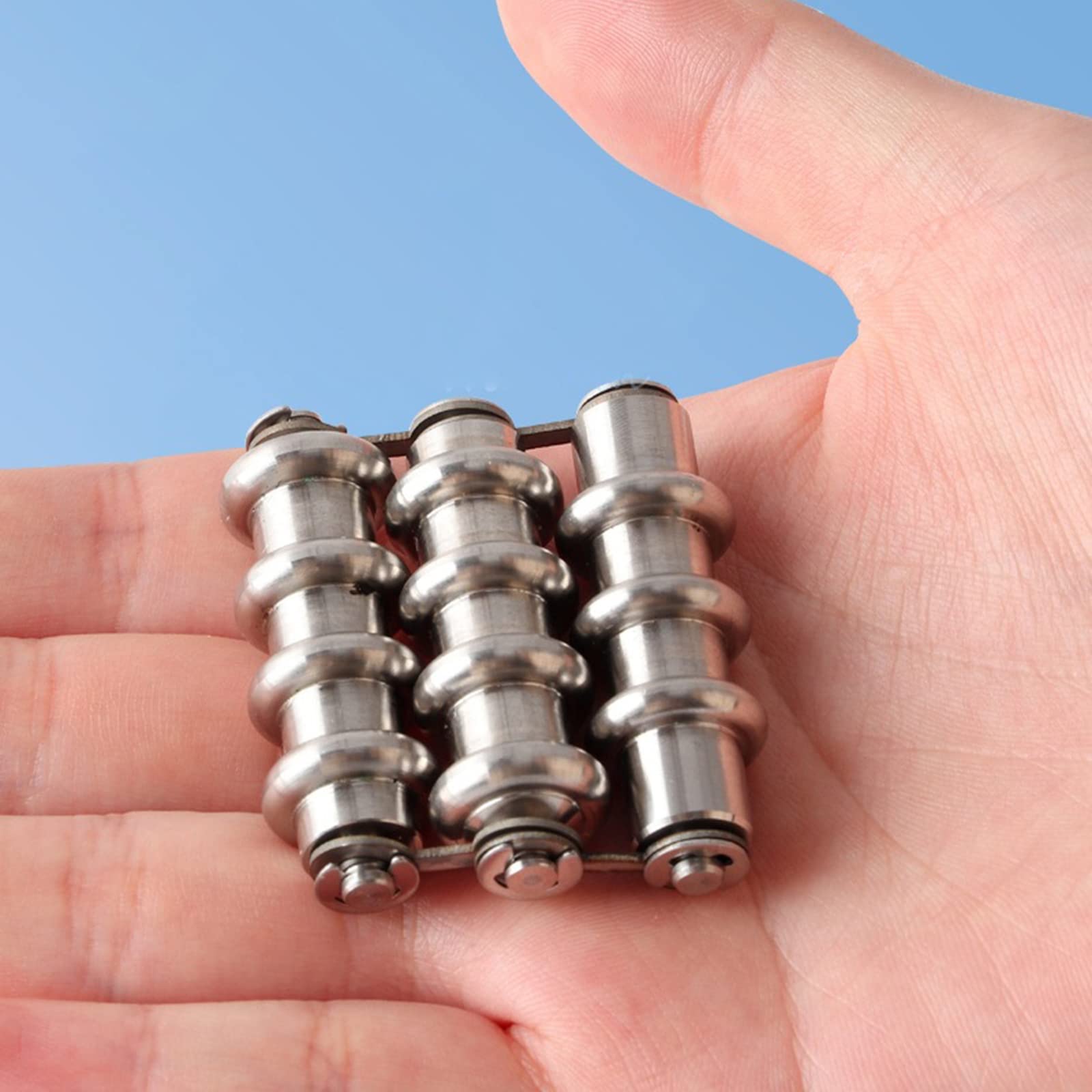 OFFILICIOUS Strumento artistico per raddrizzare il filo metallico con 3 rulli Raddrizzatore del filo di rame Strumenti per la creazione di gioielli Strumento di raddrizzamento e appiattimento del filo