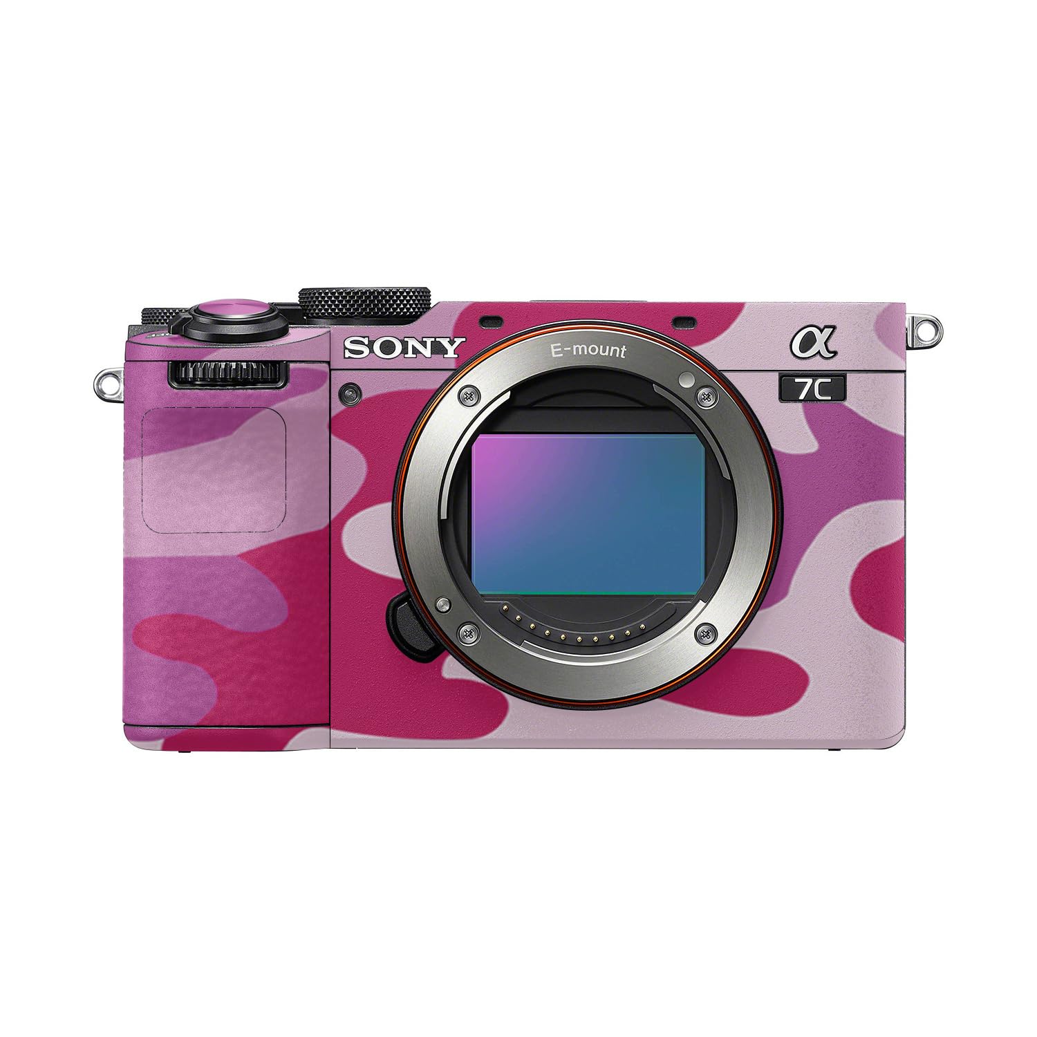 Camera Skin Compatible with Sony A7C Mark II (2023) - Pink Camo - Premium 3M Vinyl Protective Wrap Decal Cover - Easy to Apply | Crafted in the USA by MightySkins