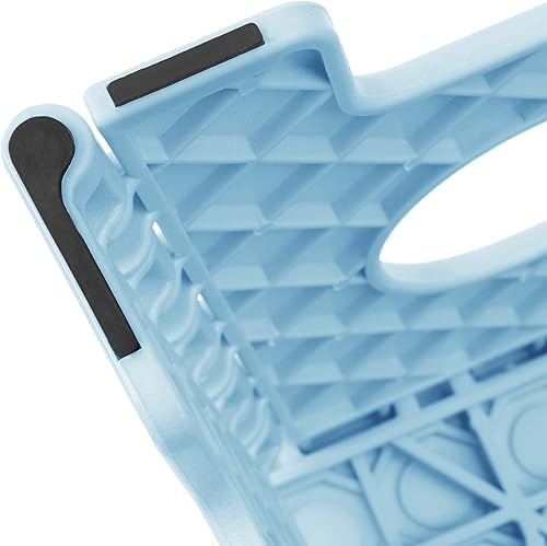 Miniatura 44 de Casafield Taburete plegable de 9 pulgadas con asa (juego de 2), gris, taburete plegable portátil de plástico pequeño para niños y adultos, uso en la