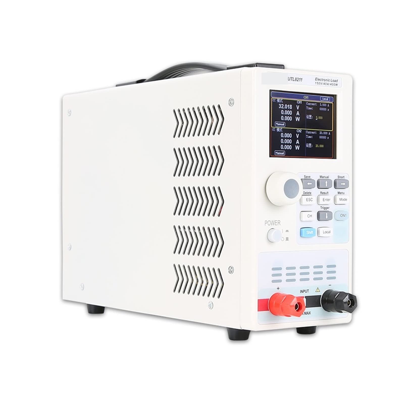 Testeur de charge de batterie Charge électronique Programmable UTL8211 UTL8212 150V 20A testeur de batterie de charge cc numérique Test de courant d'alimentation Pour divers tests de batterie ( Color