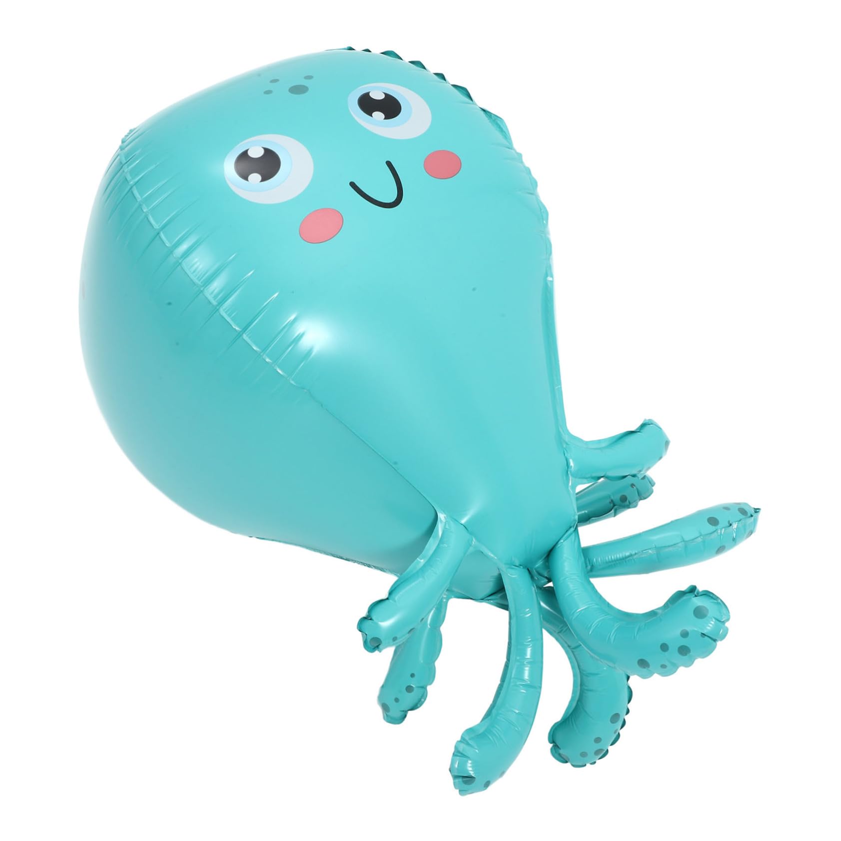 AlasumThree-dimensional Octopus Balloon Octopus Inflatable Balloon Mermaid Party Decoration Octopus Balloons Ocean Animal Balloons Kid Inflatable Toys Ocean Balloon Aluminum Film Blue