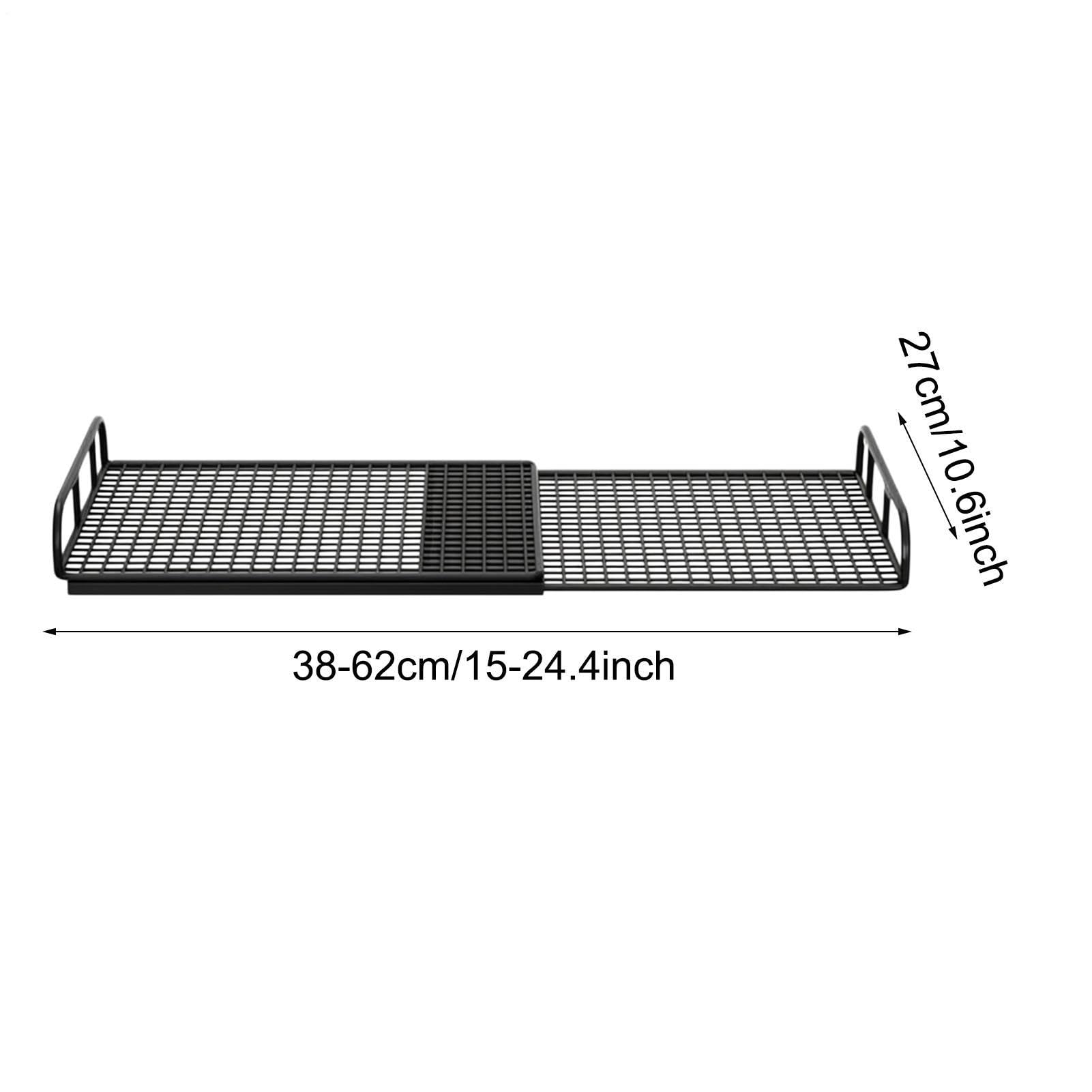 Erweiterbares für Schrank, 38–62 cm, verstellbarer Metall-Organizer