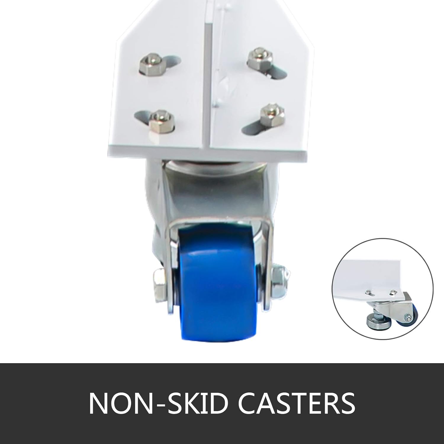 BestEquip 500lbs Roller Stand 28 to 46Inch Roller Stand Woodworking Ball Bearing Rollers with Adjustable Wedge Lock and Non-Skid Casters for Wood Table Saw Conveying Equipment : Industrial & Scientific