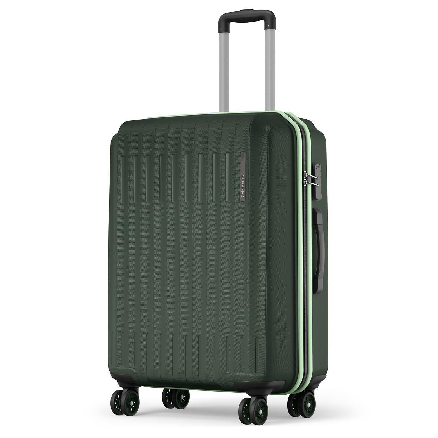 Safari Genius Alley 55cm Cabin Trolley Bag Hard Case Polypropylene, 4 Spinner Wheels, 360 Degree Wheeling Carry on Luggage, Travel Bag, Suitcase, Trolley Bags, Flintstone Softline (Grey) — Amazon image 15