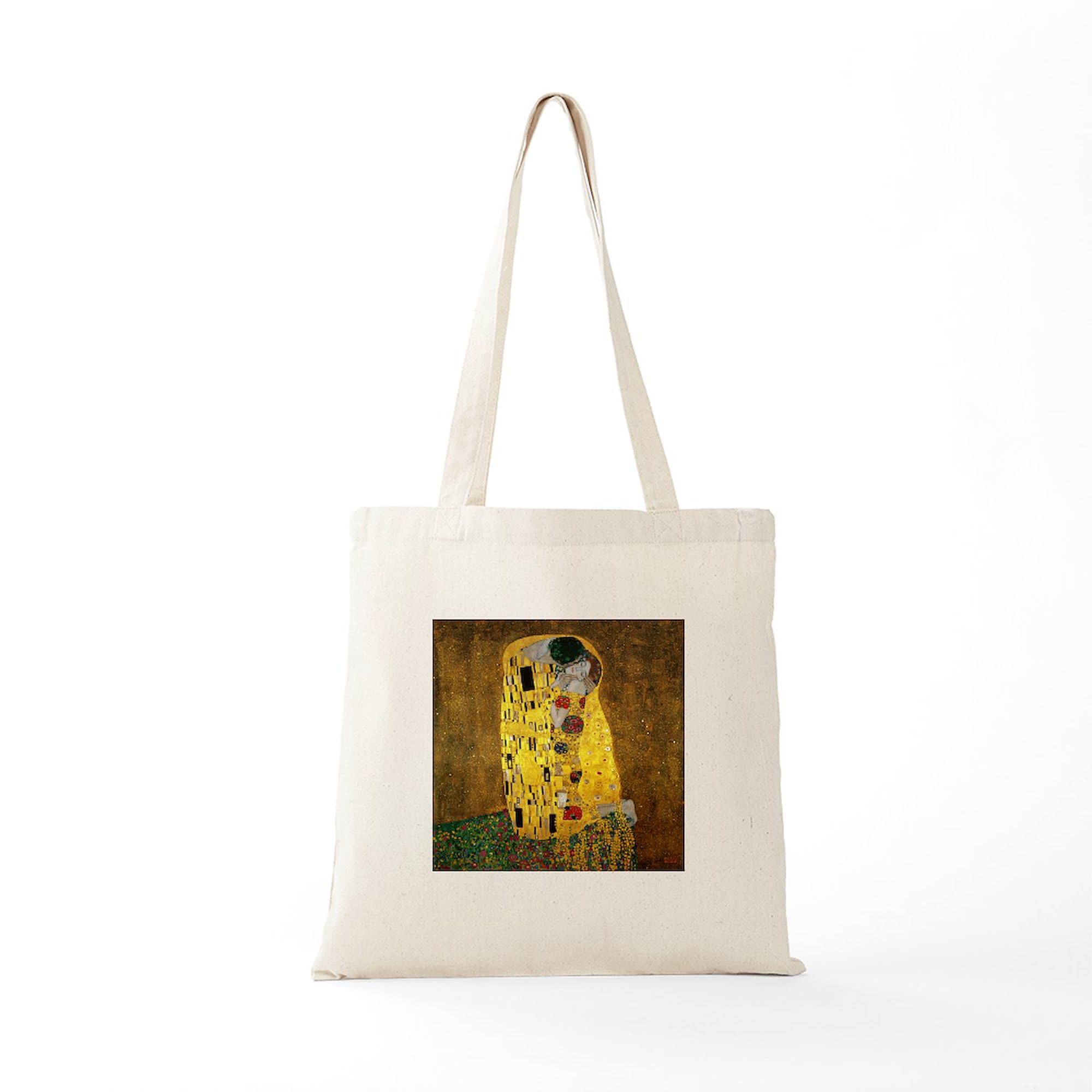 CafePress Gustav Klimt The Kiss Tote Bag - Natural Canvas Reusable Shopping Bag, Two Sizes Available - View #3