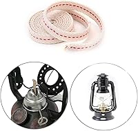 Vista 5 de 3 rollos de mecha de algodón plana fuerte, 12 pulgada para linterna de aceite, estufa de quemador de queroseno, lámpara de aceite de iluminación