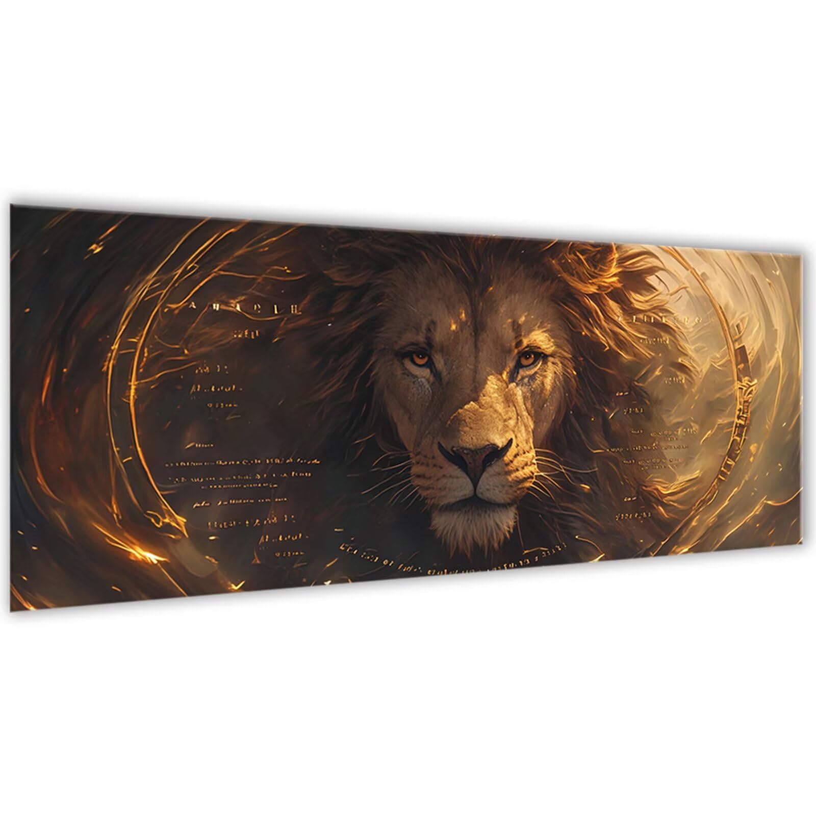 Diamentowy obraz 100 x 250 cm, obraz diamentowy lew diamentowe malowanie DIY malowanie koralików dla dorosłych cyrkonie ścieg krzyżykowy zestaw artystyczny do dekoracji ścian, prezent dla mężczyzn