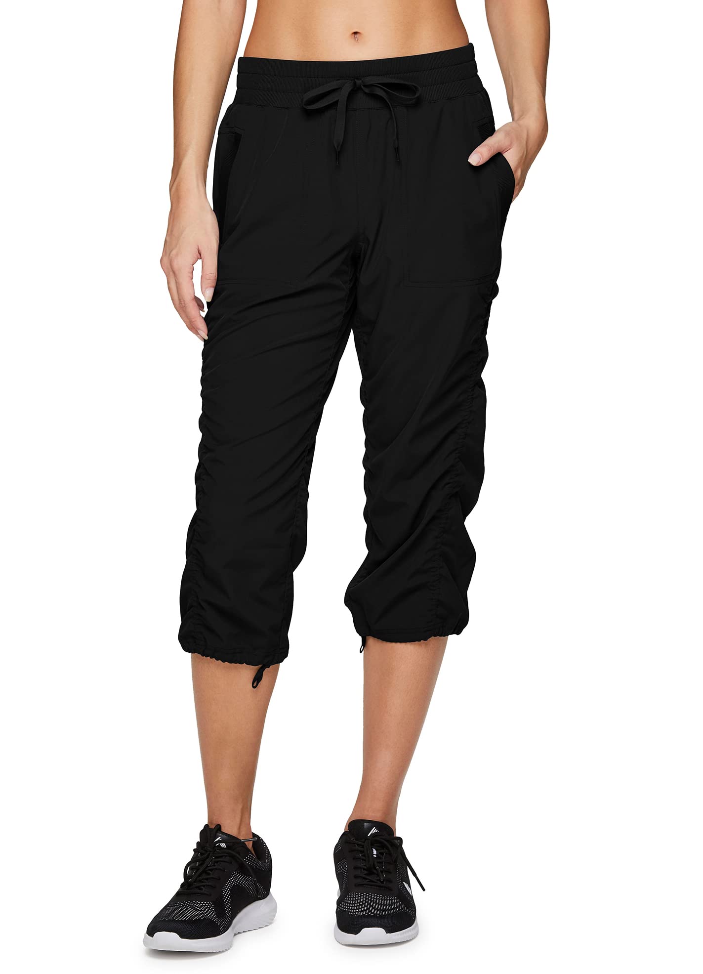 Rbxactive Capri Pants For Women Joggers Stretch Lightweight Womens