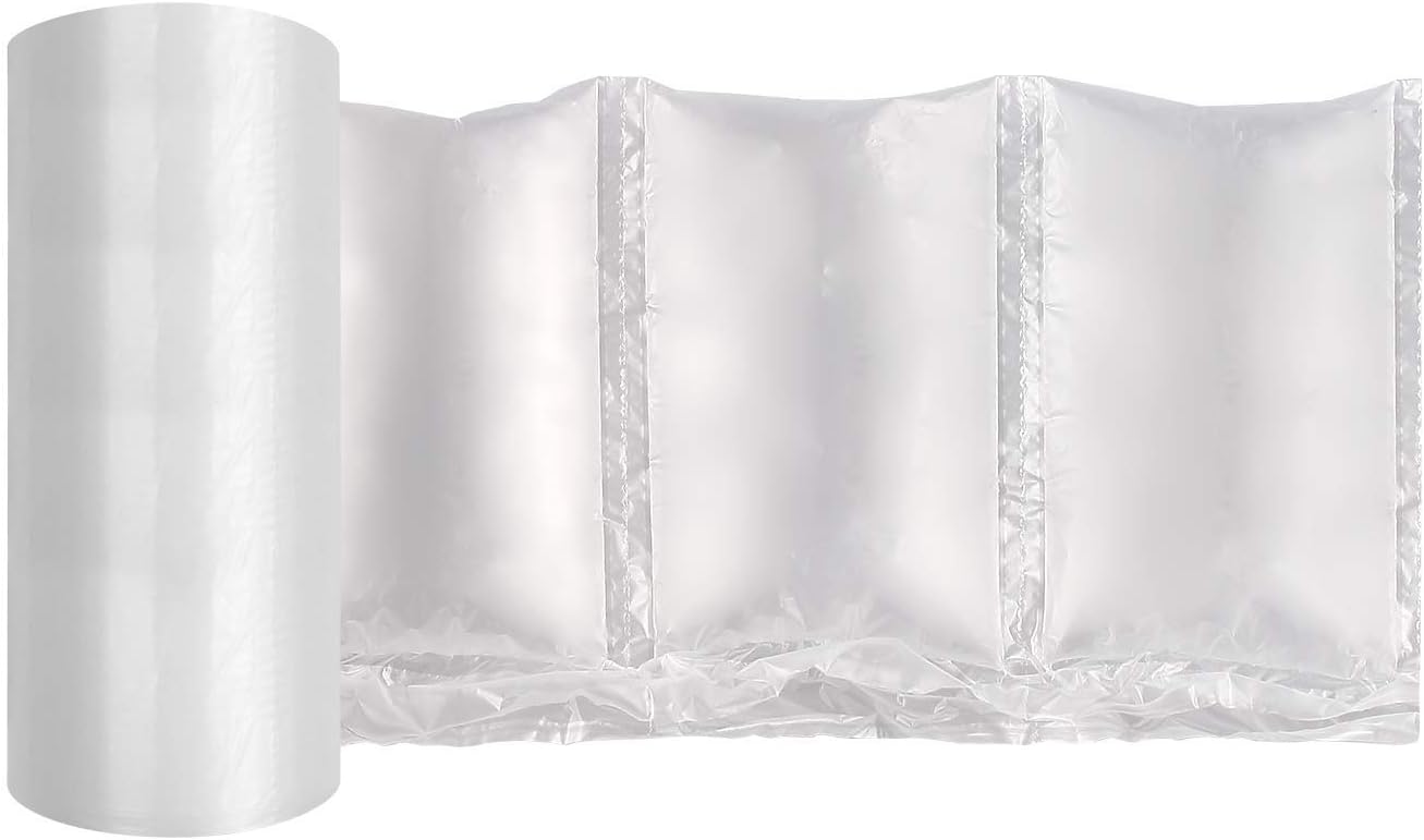 Air Cushion Film 72002 Air Pillows Air Bubble Bags Wrap Packing Roll, 1 Roll 200mm X 100mm X 200m X 0.02mm Air Cushion Films ONLY Compatible with JZBRAIN Air Cushion Machine (1 Roll)