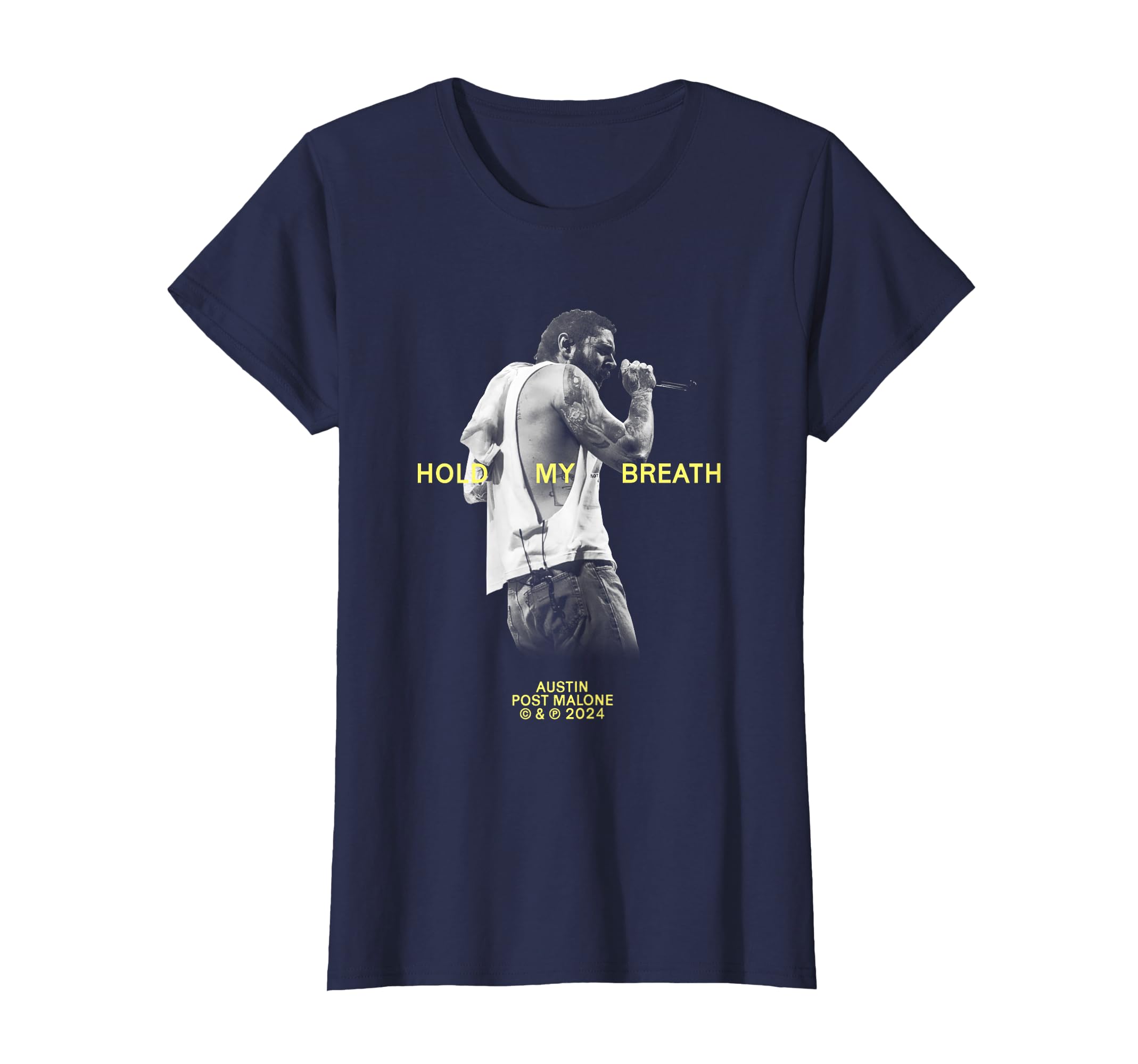 Amazon | 公式ポストマローンホールドマイブレス。 Tシャツ | Tシャツ