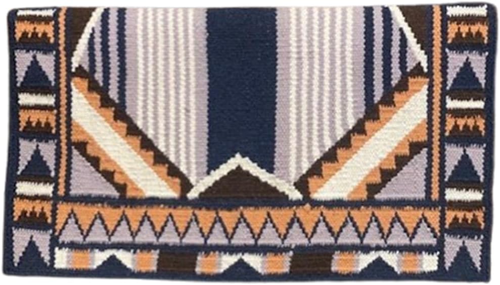 Handmade Western Ranch Saddle Blanket | Genuine New Zealand Wool Pad | Custom Equestrian Gear AM-283