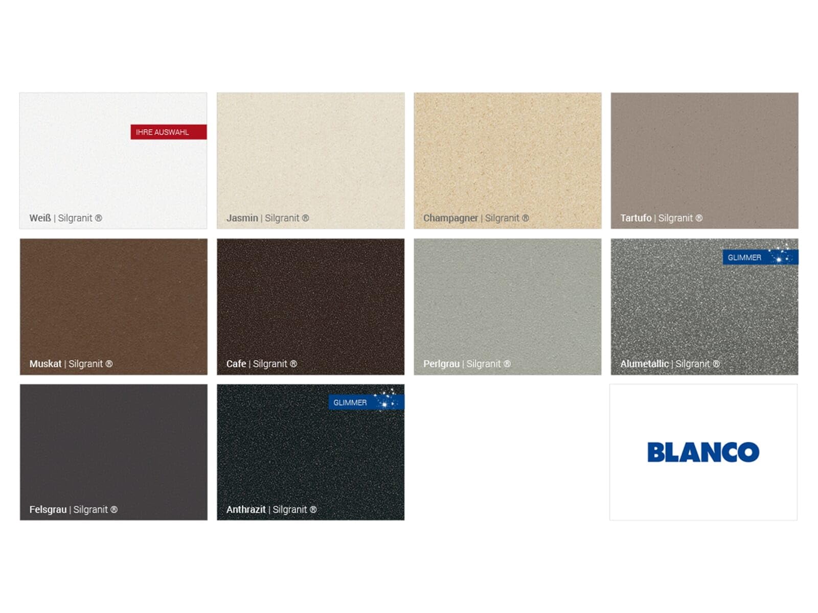 BLANCO LEGRA 45 S – Fregadero Rectangular de Granito para Armarios Bajos de 45 cm de Ancho – De SILGRANIT – Blanco – 522203