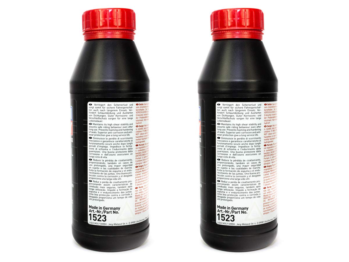 LIQUI MOLY Motorbike Gabelöl 5W light 2 Stück á 500 ml