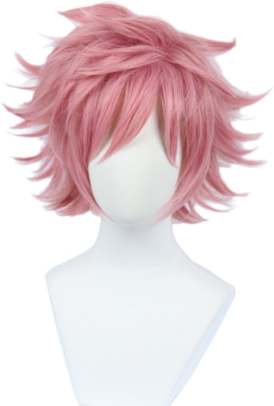 Linfairy Anime Cosplay Wig Short Halloween Costume Hero Wig (pink) not style