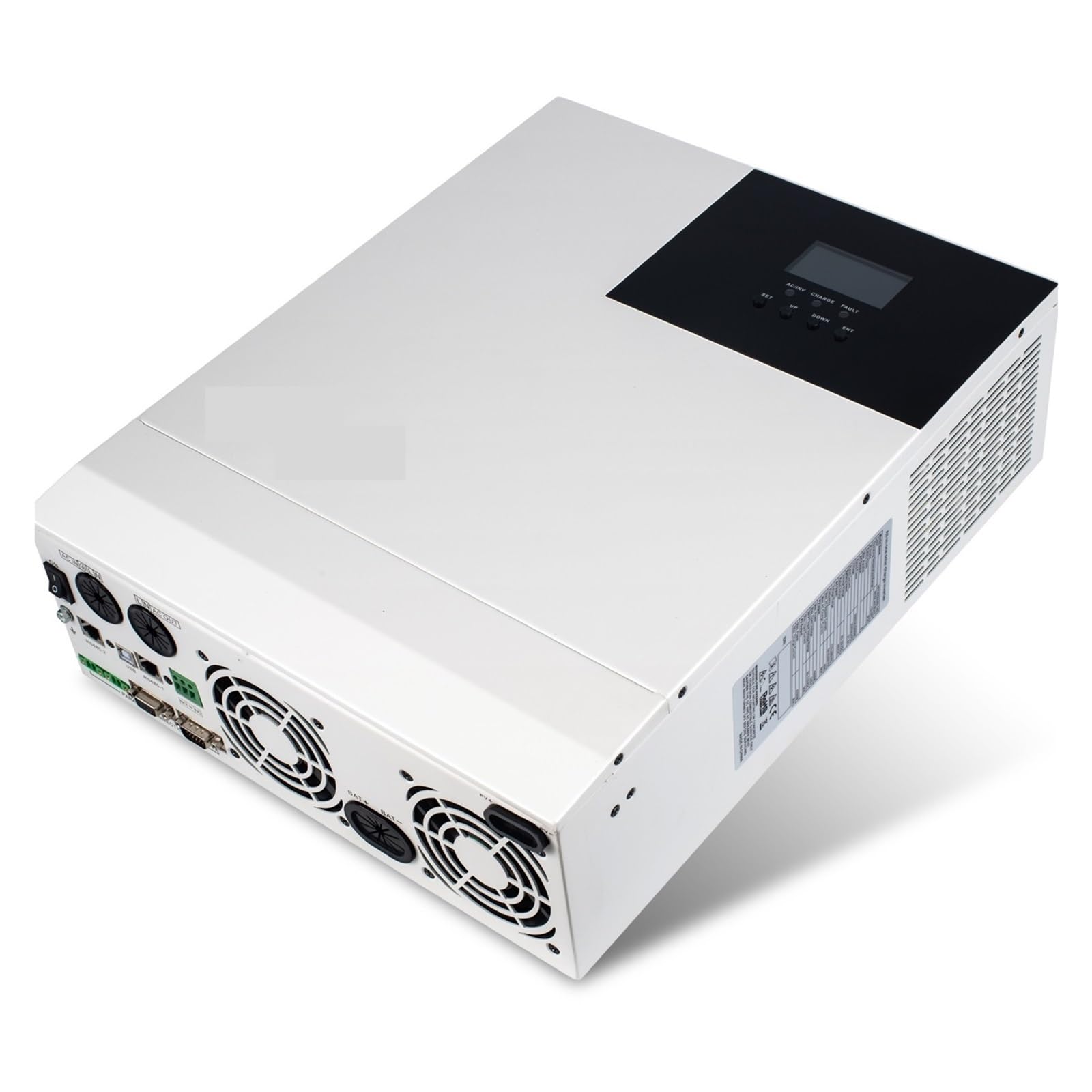 Inversor Solar HíBrido Inversor Solar 5KW Inversor Solar Híbrido 48V Inversor De Onda Sinusoidal Pura con Cargador 80A Mppt Paralelo 6pc(5KW with WiFi)
