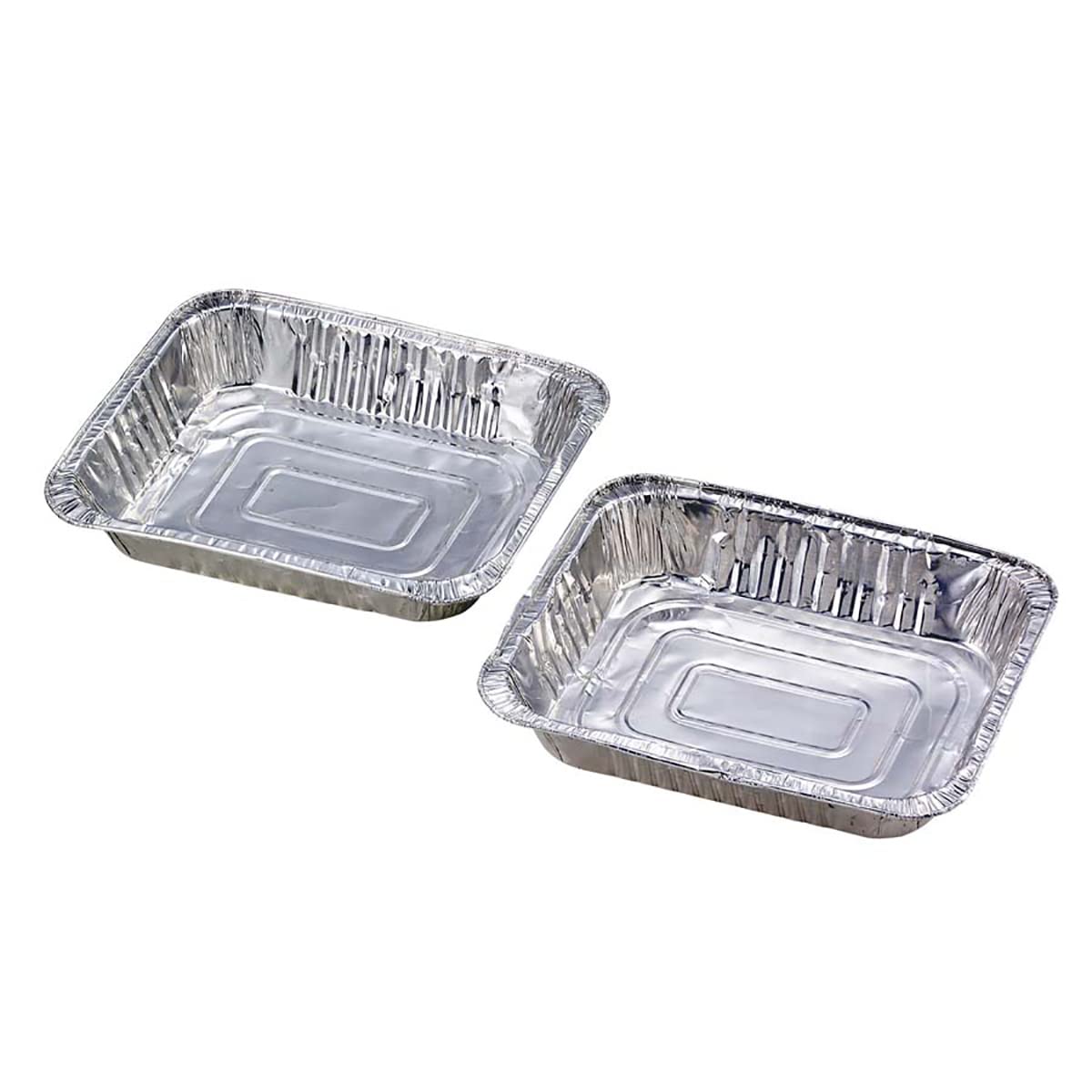 Captain Stag M-6646 Aluminum BBQ Deep Plate, Set of 2